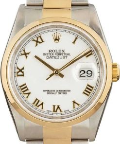 HandMade The Rolex Datejust 16203 White Roman Dial