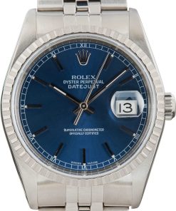 HandMade The Rolex Datejust Ref 16220 Blue Dial