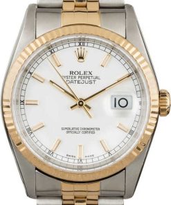HandMade The Rolex Datejust 16233 White Luminous Dial