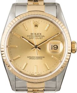 HandMade The Rolex Datejust 16233 Champagne Dial Jubilee