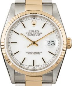 HandMade The Rolex Datejust 16233 White Index Dial
