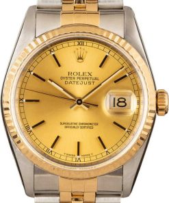 HandMade The Men's Rolex Stainless and Gold DateJust 16233