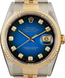 HandMade The Rolex Datejust 16233 Blue Vignette Dial