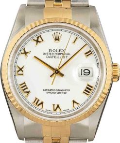 HandMade The Rolex Datejust 16233 Steel & 18k Yellow Gold