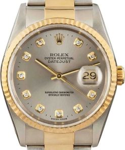 HandMade The Datejust Rolex 16233 Slate Diamond Dial