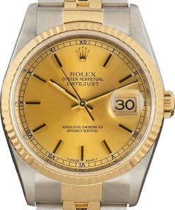 HandMade The Rolex Datejust 16233 Steel & Yellow Gold