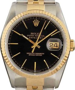 HandMade The Datejust Rolex 16233 Black Dial 36MM