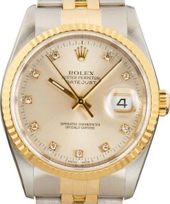 HandMade The Rolex Datejust 16233 Diamond Markers