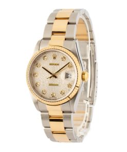 Alternative view of HandMade The Rolex Datejust 16233 Jubilee Diamond Dial