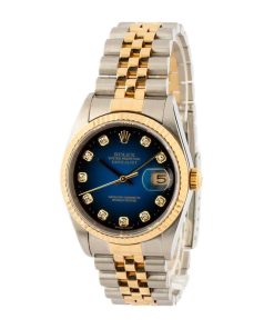 Alternative view of HandMade The Rolex Datejust 16233 Blue Diamond Vignette