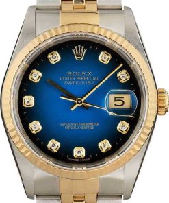 HandMade The Rolex Datejust 16233 Blue Diamond Vignette