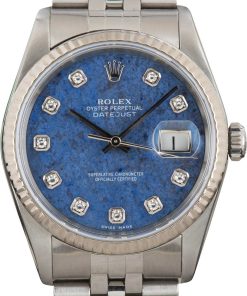 HandMade The Rolex Datejust 16234 Diamond Sodalite Dial