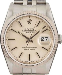 HandMade The Rolex Datejust 16234 Silver Index Dial