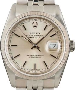 HandMade The Rolex Datejust 16234 Silver Dial 36MM