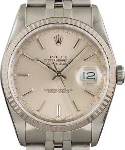 HandMade The Rolex Datejust 16234 Silver Dial Steel Jubilee