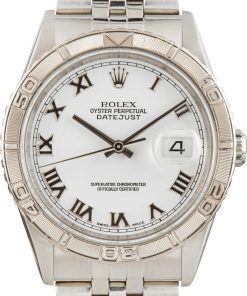 HandMade The Rolex Thunderbird Datejust 16264 White Dial