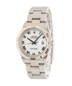 Alternative view of HandMade The Rolex Datejust 16264 White Thunderbird