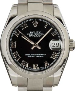 HandMade The Rolex Datejust 178240 Black Roman Dial