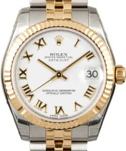 HandMade The Rolex Datejust 178273 Mid-Size White Roman