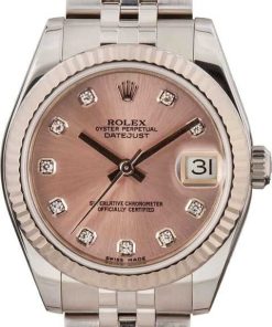 HandMade The Rolex Datejust 178274 Pink Diamond Dial