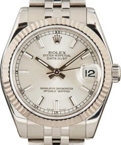 HandMade The Rolex Mid-Size Datejust 178274 Silver Dial