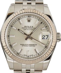 HandMade The Mid-Size Rolex Datejust 178274 Silver Dial