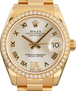 HandMade The Ladies Rolex Datejust 178288 18k Yellow Gold