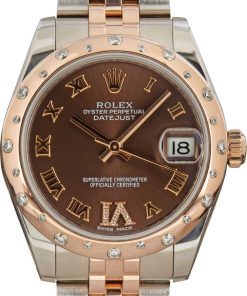 HandMade The Ladies Rolex Datejust 178341 Steel & 18k Everose