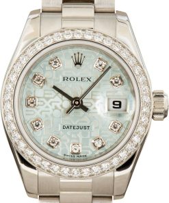 HandMade The Ladies Rolex President 179136 Platinum