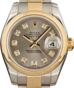 HandMade The Ladies Rolex Datejust 179163 Diamond Dial