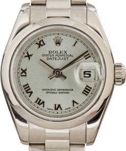 HandMade The Ladies Rolex Datejust 179166 Glacier Blue Dial