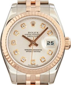 HandMade The Ladies Rolex Datejust 179171 Steel & Everose Gold