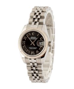 Alternative view of HandMade The Rolex Datejust 179174 Black Roman Dial