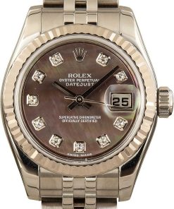 HandMade The Ladies Rolex Datejust 179174 Diamond Dial