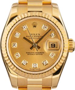 HandMade The Rolex Ladies President 179178 Diamond Dial