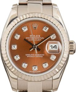 HandMade The Rolex Datejust 179179 Bronze Diamond Dial