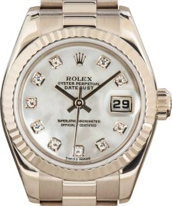 HandMade The Ladies Rolex Datejust 179179 Diamond Dial