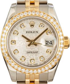 HandMade The Ladies Datejust 179383 Diamond Bezel