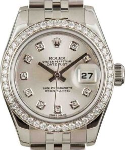 HandMade The Ladies Datejust 179384 Diamond Bezel