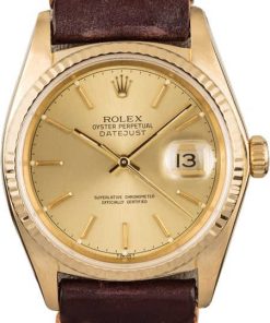 HandMade The 120804 T Rolex 16018 Yellow Gold Datejust.