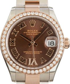 HandMade The Rolex Datejust 31 Ref 278381 Chocolate Diamond Dial
