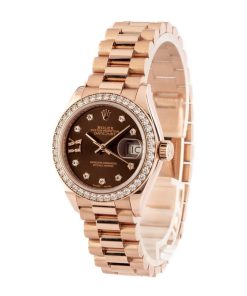 Alternative view of HandMade The Rolex Ladies Diamond Datejust 279135 Rose Gold