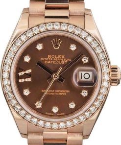 HandMade The Rolex Ladies Diamond Datejust 279135 Rose Gold