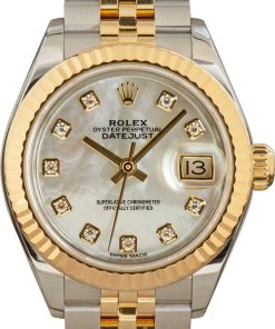 HandMade The Rolex Datejust 279173 Mother of Pearl Diamond Dial