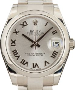 HandMade The Ladies Rolex Datejust 178240 Silver Roman Dial