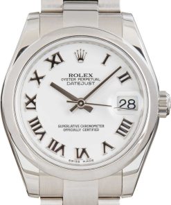 HandMade The Lady Rolex Datejust 31 178240 White Roman Dial