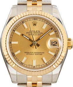 HandMade The Lady Rolex Datejust Ref 178273 Champagne Dial