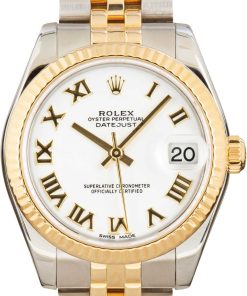 HandMade The Rolex Datejust Ref 178273 White Roman Dial
