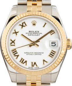 HandMade The Rolex Datejust 31 Ref 178273 White Roman Dial