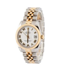 Alternative view of HandMade The Rolex Datejust 31 Ref 178273 White Roman Dial